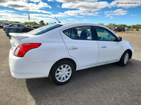 3N1CN7AP3KL875813 — 2019 Nissan Versa, фото 3 с аукциона Copart 19.10.2026, Передняя часть