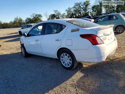 2019 Nissan Versa Sv VIN 3N1CN7AP1KL879133 фото 2