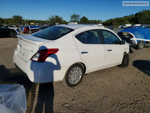 2019 Nissan Versa Sv VIN 3N1CN7AP1KL879133 фото 3
