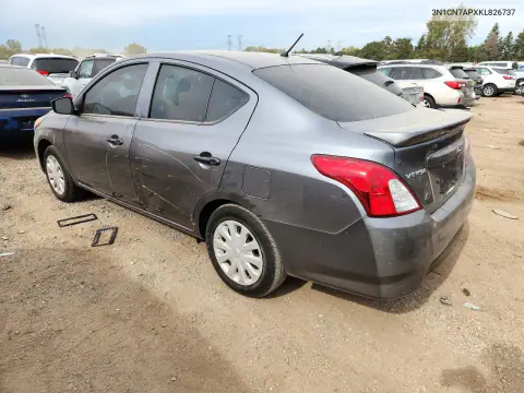 2019 Nissan Versa S Plus VIN 3N1CN7APXKL826737 фото 2