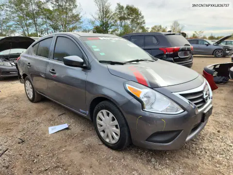 2019 Nissan Versa S Plus VIN 3N1CN7APXKL826737 фото 4
