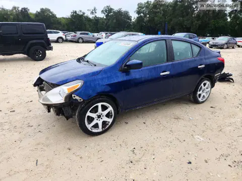 3N1CN7AP2KL880145 — 2019 Nissan Versa, Передняя часть, фото до ремонта