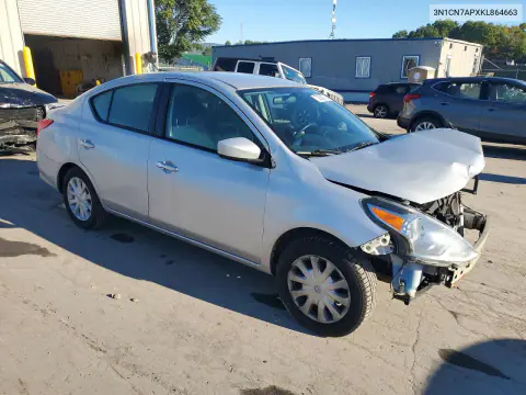 2019 Nissan Versa Sv VIN 3N1CN7APXKL864663 фото 4