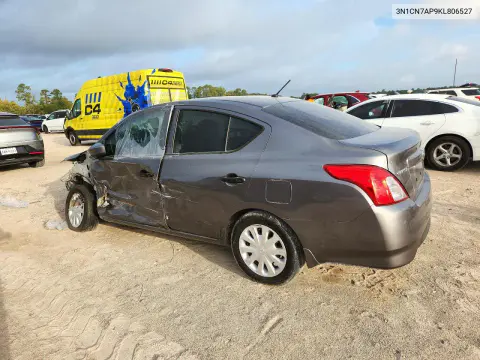 2019 Nissan Versa VIN 3N1CN7AP9KL806527 фото 2