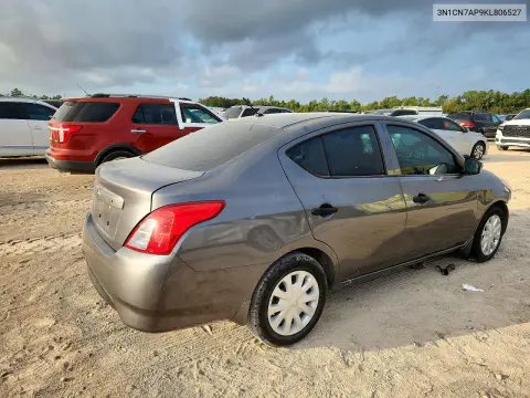 2019 Nissan Versa VIN 3N1CN7AP9KL806527 фото 3