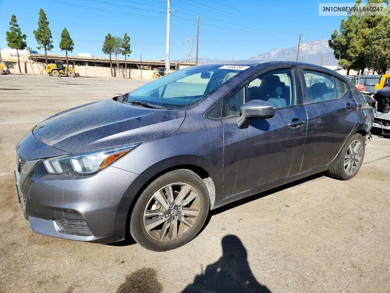 2020 Nissan Versa Sv VIN 3N1CN8EV9LL860247 фото 1