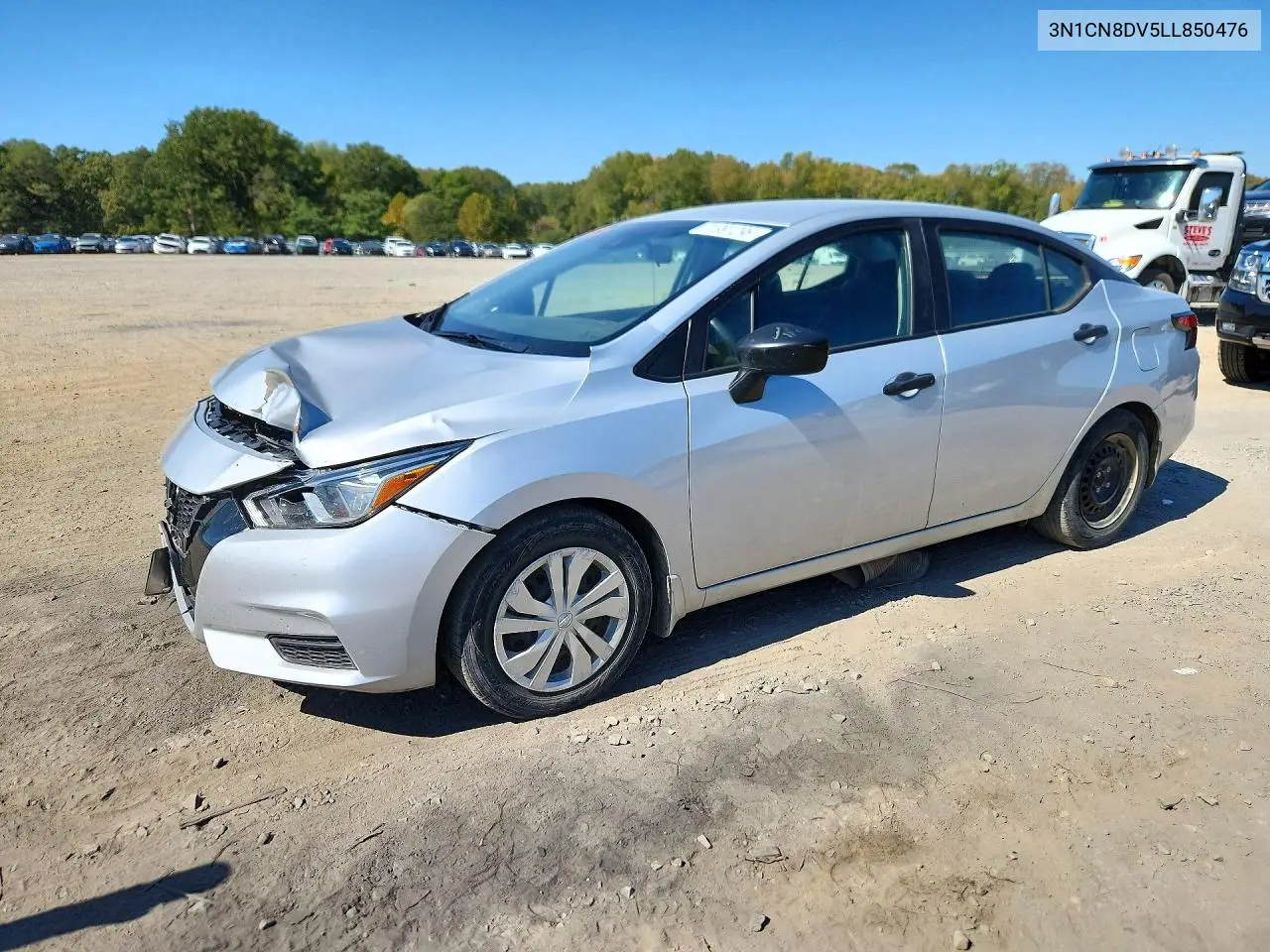 2020 Nissan Versa S VIN 3N1CN8DV5LL850476 фото 1