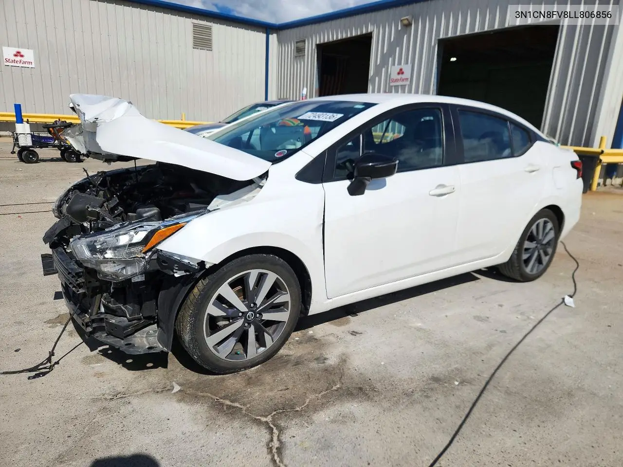 2020 Nissan Versa Sr VIN 3N1CN8FV8LL806856 фото 1