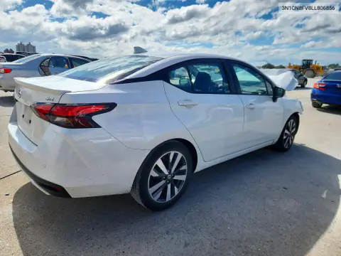 2020 Nissan Versa Sr VIN 3N1CN8FV8LL806856 фото 3