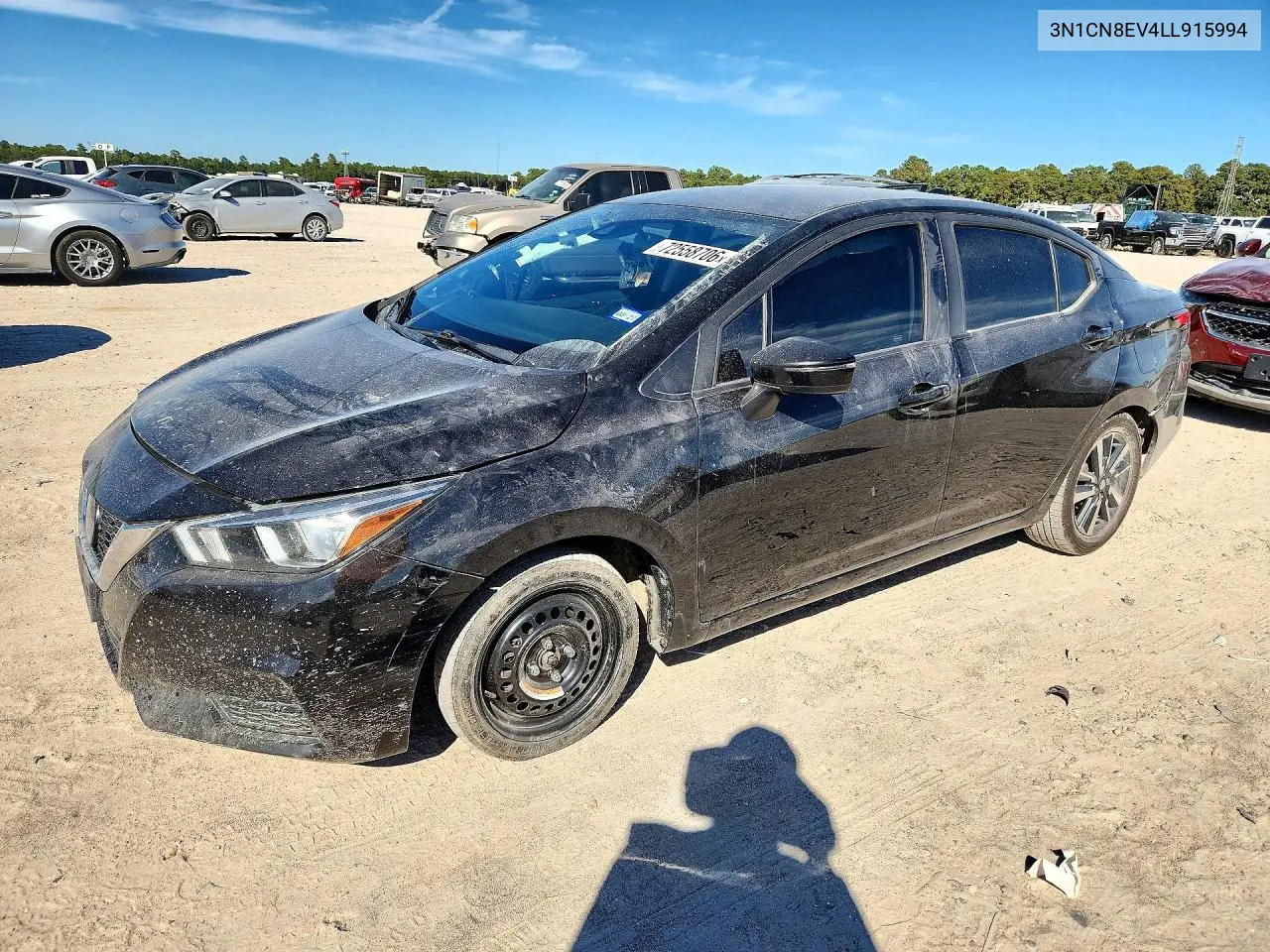 2020 Nissan Versa Sv VIN 3N1CN8EV4LL915994 фото 1