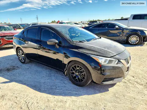 2020 Nissan Versa Sv VIN 3N1CN8EV4LL915994 фото 4