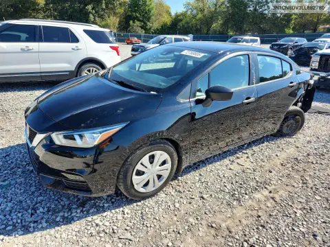 3N1CN8DV3LL882780 — 2020 Nissan Versa, Задняя часть, фото до ремонта