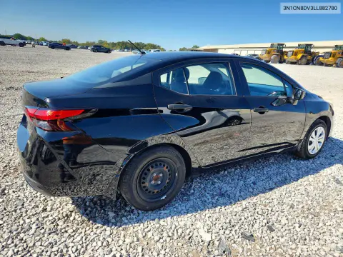 2020 Nissan Versa S VIN 3N1CN8DV3LL882780 фото 3