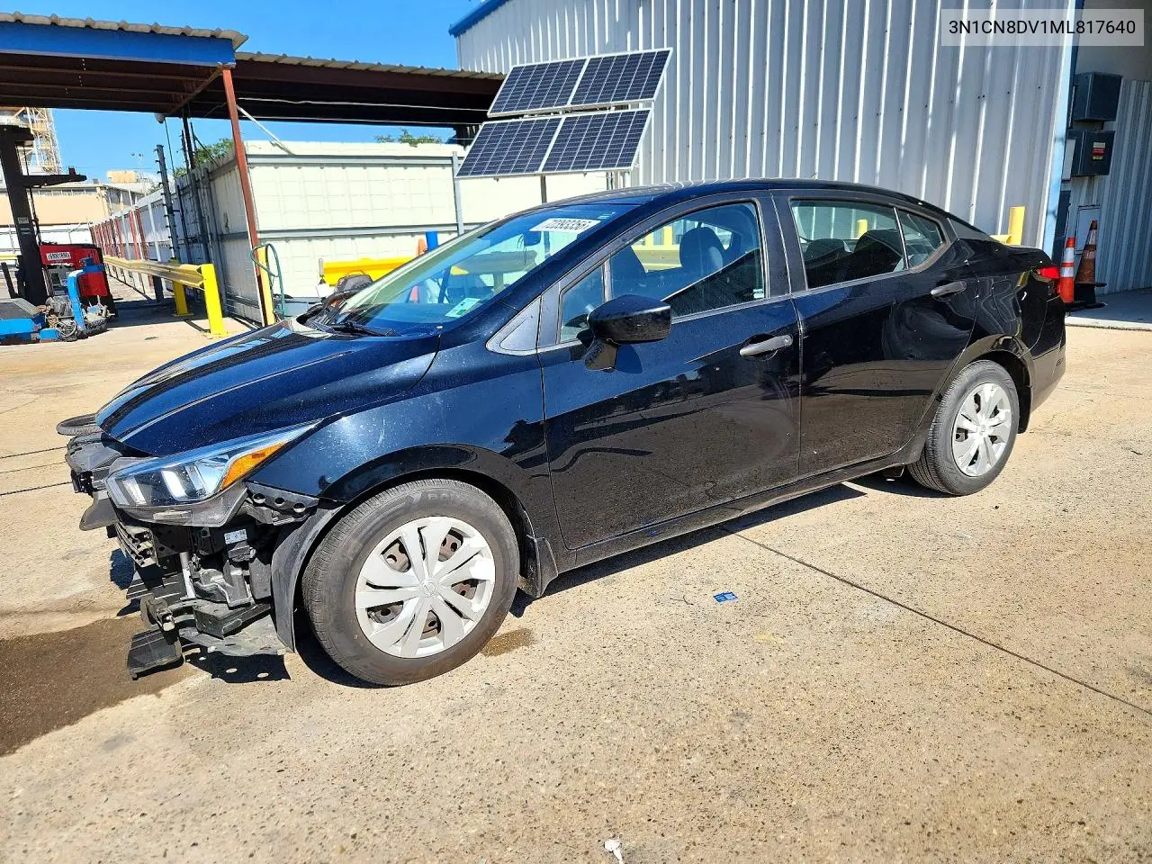 2021 Nissan Versa S VIN 3N1CN8DV1ML817640 фото 1