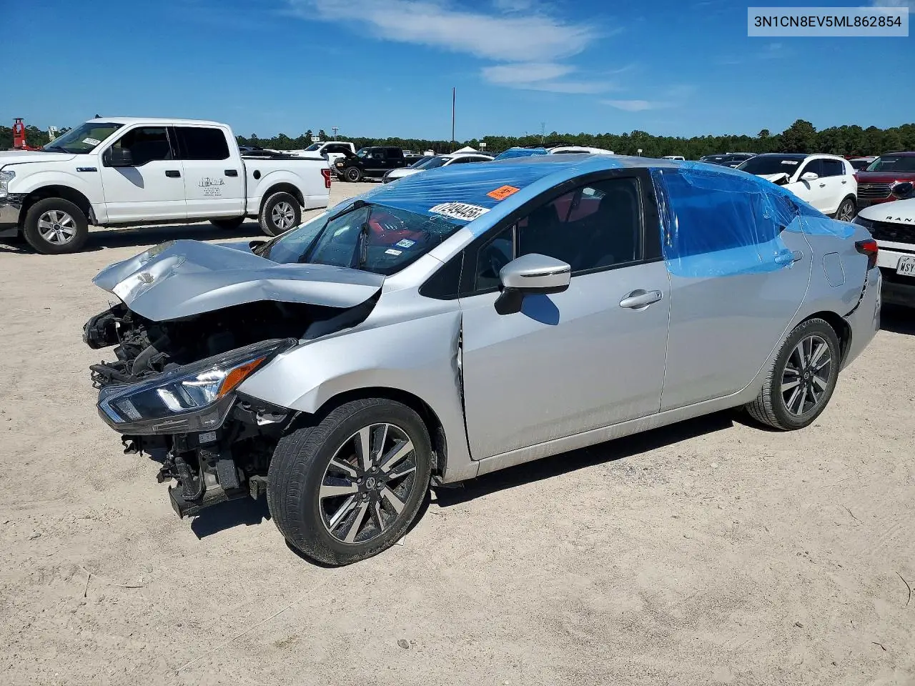 2021 Nissan Versa Sv VIN 3N1CN8EV5ML862854 фото 1