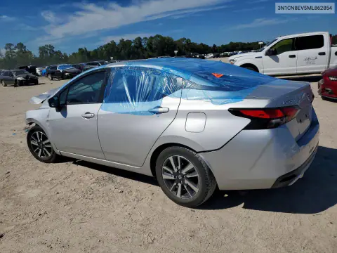 2021 Nissan Versa Sv VIN 3N1CN8EV5ML862854 фото 2
