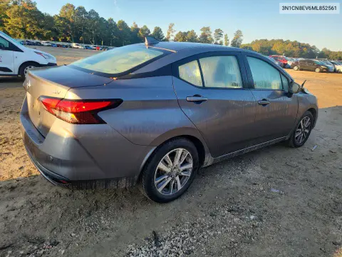 2021 Nissan Versa Sv VIN 3N1CN8EV6ML852561 фото 3