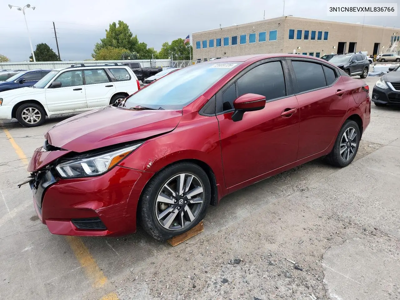 2021 Nissan Versa Sv VIN 3N1CN8EVXML836766 фото 1