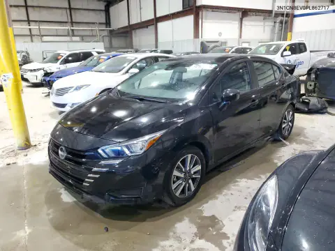 3N1CN8EV0PL862717 — 2023 Nissan Versa, Задняя часть, фото до ремонта