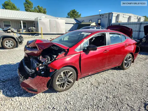 3N1CN8FV3RL819233 — 2024 Nissan Versa, Передняя часть, фото до ремонта