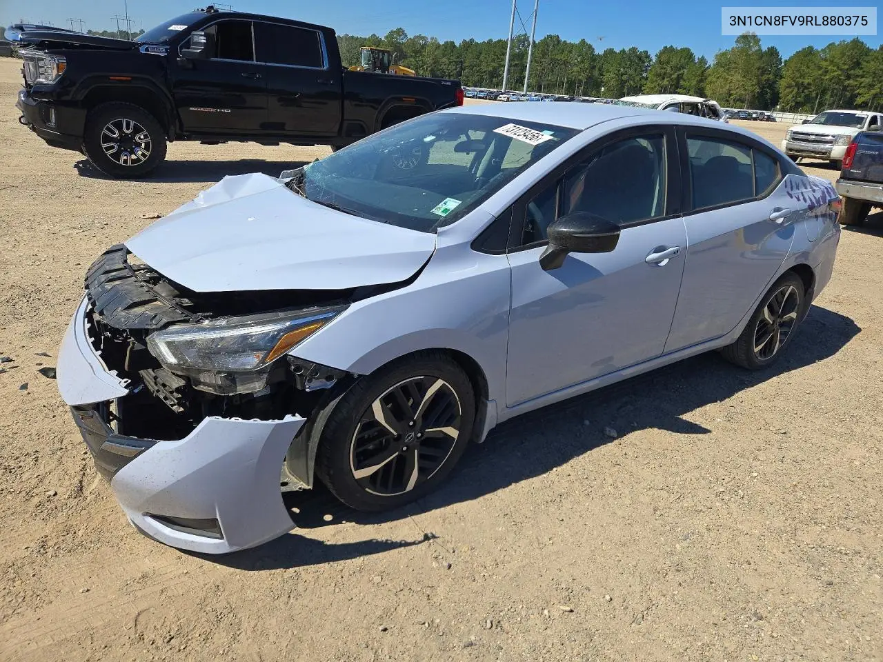 3N1CN8FV9RL880375 Nissan Versa 2024 — повреждение Передняя часть, фото до ремонта