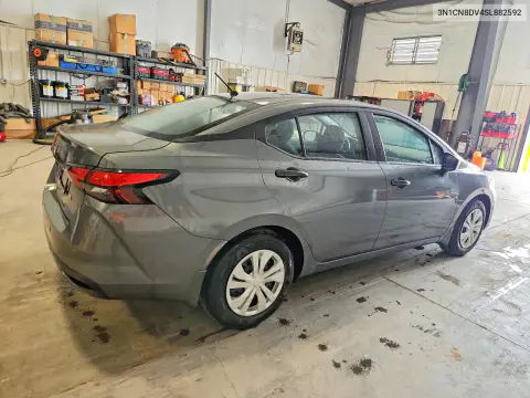 2025 Nissan Versa S VIN 3N1CN8DV4SL882592 фото 3