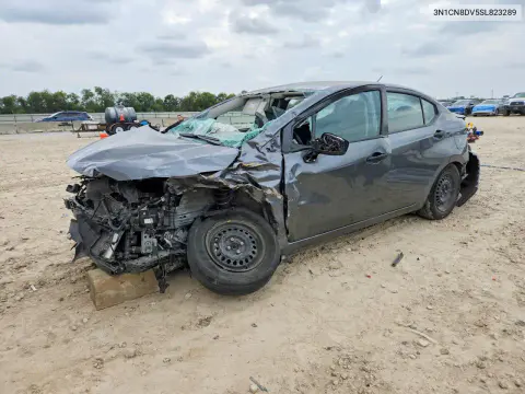 3N1CN8DV5SL823289 — 2025 Nissan Versa, Передняя часть, фото до ремонта