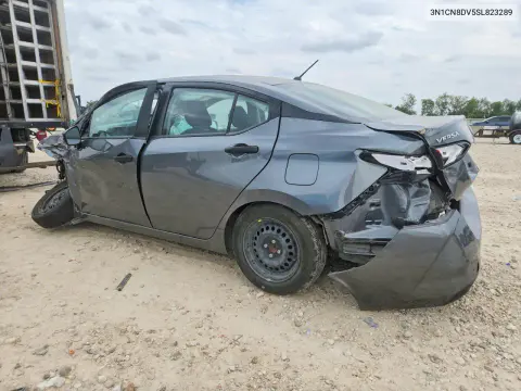2025 Nissan Versa S VIN 3N1CN8DV5SL823289 фото 2