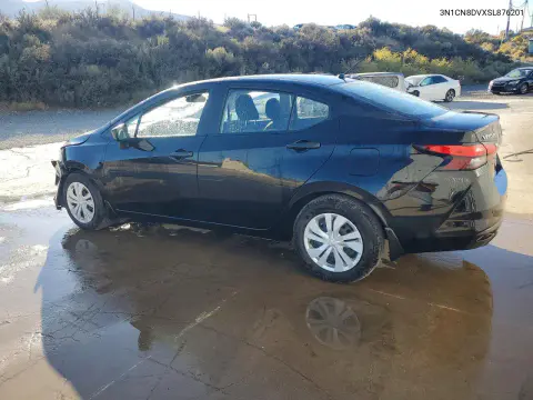 2025 Nissan Versa S VIN 3N1CN8DVXSL876201 фото 2