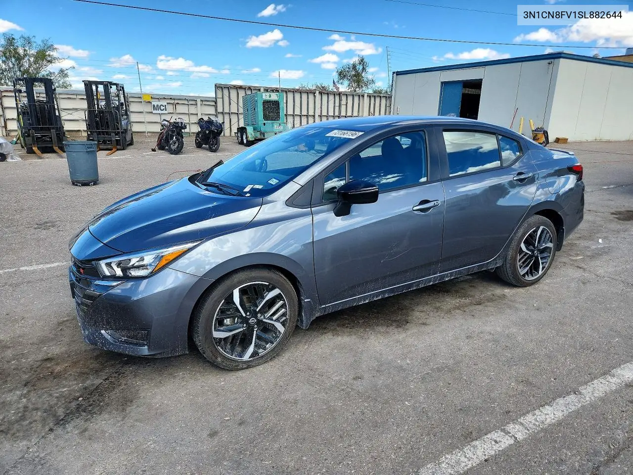 3N1CN8FV1SL882644 Nissan Versa 2025 — повреждение Передняя часть, фото до ремонта