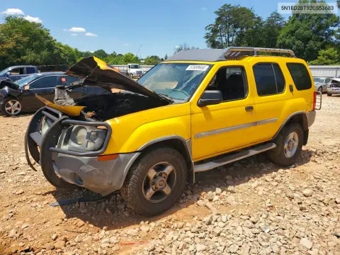 5N1ED28T92C553683 — 2002 Nissan Xterra, Пожар, фото до ремонта