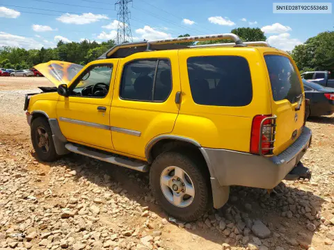 2002 Nissan Xterra Xe-V6 VIN 5N1ED28T92C553683 фото 2