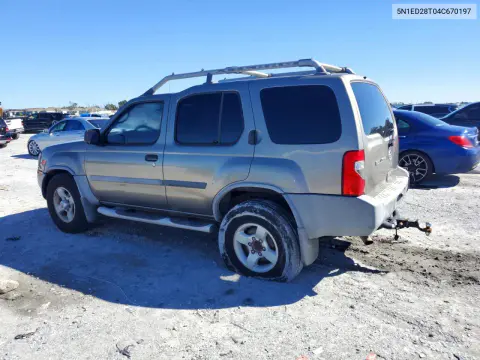 2004 Nissan Xterra Xe VIN 5N1ED28T04C670197 фото 2