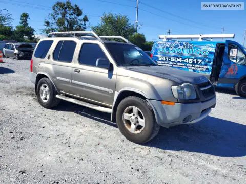 2004 Nissan Xterra Xe VIN 5N1ED28T04C670197 фото 4