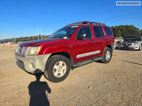 5N1AN08U05C604047 — 2005 Nissan Xterra, Механические повреждения, фото до ремонта