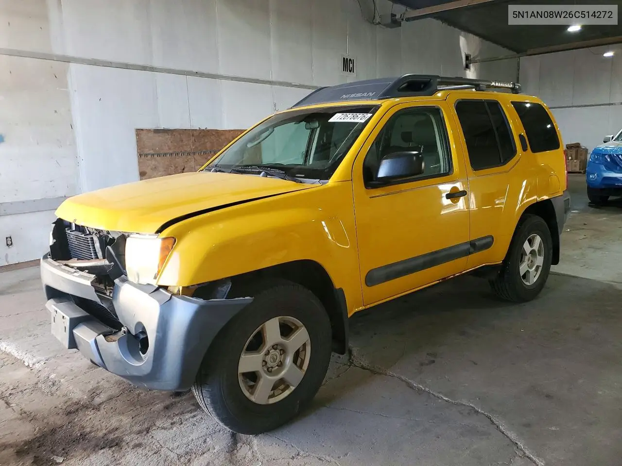 2006 Nissan Xterra X VIN 5N1AN08W26C514272 фото 1