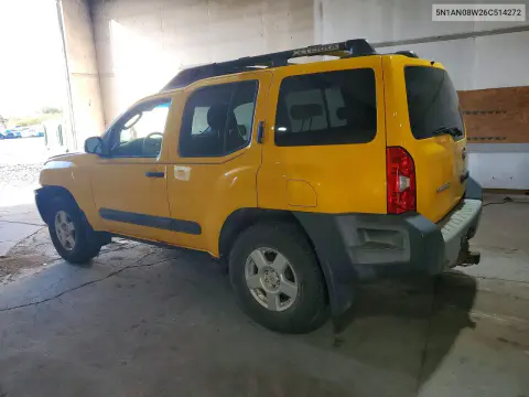 2006 Nissan Xterra X VIN 5N1AN08W26C514272 фото 2