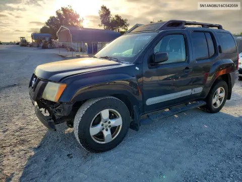 5N1AN08U16C542059 — 2006 Nissan Xterra, Передняя часть, фото до ремонта