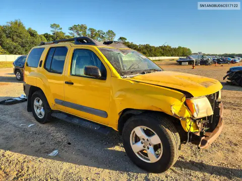 2006 Nissan Xterra X VIN 5N1AN08U06C517122 фото 4