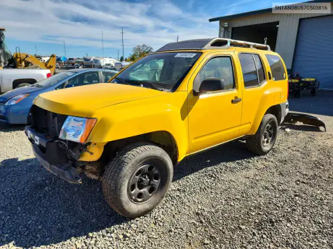 5N1AN08U57C503816 — 2007 Nissan Xterra, Передняя часть, фото до ремонта