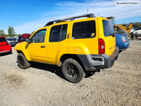 2007 Nissan Xterra X VIN 5N1AN08U57C503816 фото 2