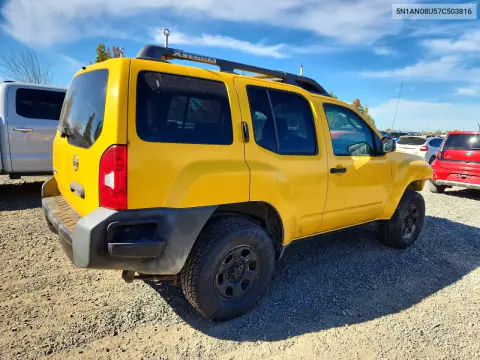 2007 Nissan Xterra X VIN 5N1AN08U57C503816 фото 3