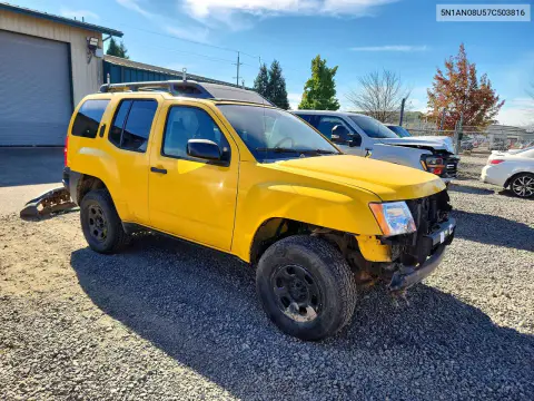 2007 Nissan Xterra X VIN 5N1AN08U57C503816 фото 4