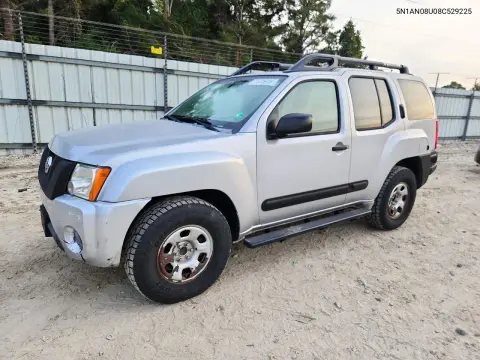 5N1AN08U08C529225 — 2008 Nissan Xterra, Передняя часть, фото до ремонта