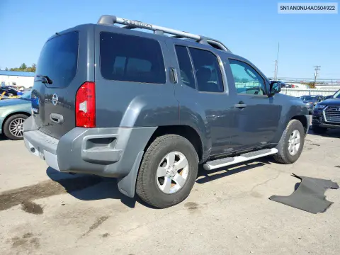 2010 Nissan Xterra X VIN 5N1AN0NU4AC504922 фото 3