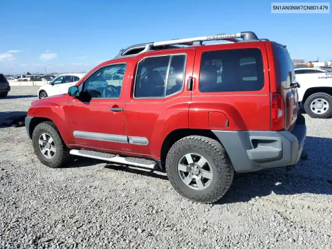 2012 Nissan Xterra X VIN 5N1AN0NW7CN801479 фото 2