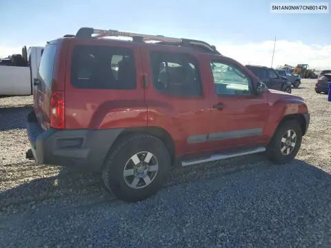2012 Nissan Xterra X VIN 5N1AN0NW7CN801479 фото 3