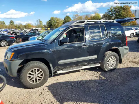 5N1AN0NW2FN654203 — 2015 Nissan Xterra, Естественный износ, фото до ремонта