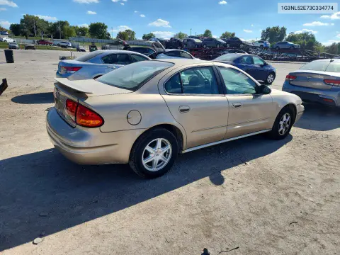 2003 Oldsmobile Alero Gl VIN 1G3NL52E73C334774 фото 3