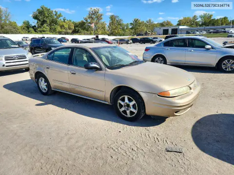 2003 Oldsmobile Alero Gl VIN 1G3NL52E73C334774 фото 4